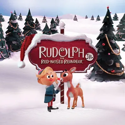 Rudolph the Red-Nosed Reindeer JR.  logo