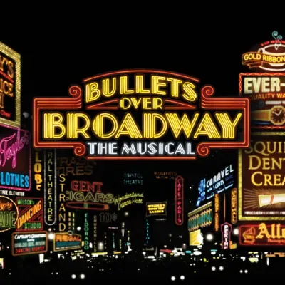 Bullets Over Broadway The Musical logo