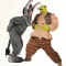Shrek the musical shrek and donkey costumes