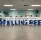 30 foot long vinyl banner.  Has grommets for easy hanging.  Filled up the stage beautifully so that other banners weren't needed.  Easy to mail. 