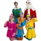 Rental Costumes for Elf the Musical - Buddy, Santa, Jovie, and Elves