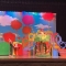 Seussical Sets Whoville, circus cars, tree