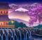 Oriental Landscape 1 OR023 20x40 Mulan Jr. Backdrop Rental