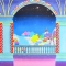 Whimsical fantasy candyland backdrop used in the production of The Nutcracker