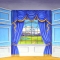 Grosh Backdrops Interior with Castle View backdrop is ideal for productions of Cinderella