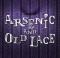 Purple wallpaper with Arsenic and Old Lace text overlay