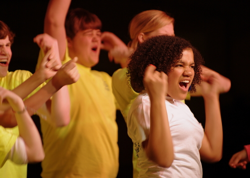 Rehearsals at the Junior Theater Festival in Atlanta